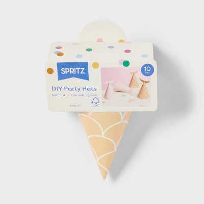Mermaid Party Hats 10ct - Spritz™ 2 Mermaid Party Hats 10ct - Spritz™ - Image 2