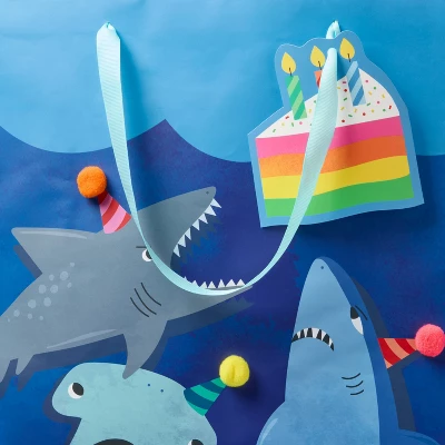 XL Gift Bag Jumbo Sharks - Spritz™ 2 XL Gift Bag Jumbo Sharks - Spritz™ - Image 2