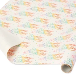 Rainbow Birthday Wrapping Paper - Spritz™