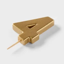 Number 4 Gold Candle - Spritz™ 5 Number 4 Gold Candle - Spritz™ -Spritz GUEST 0cc71da1 6a50 4e7e 8769 ddf83eee188c