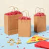 Multipack Gift Bags 25ct Kraft Brown - Spritz™