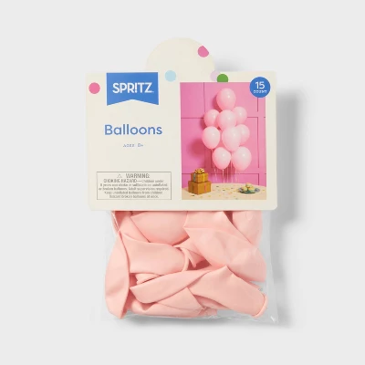 15ct Light Pink Balloons - Spritz™ 3 15ct Light Pink Balloons - Spritz™ - Image 3