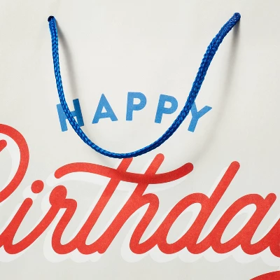 'Happy Birthday To You' Boys Small Gift Bag - Spritz™: Multicolored Typography, 10x12.75x5, Paper 2 'Happy Birthday To You' Boys Small Gift Bag - Spritz™: Multicolored Typography, 10x12.75x5, Paper - Image 2
