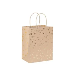 4pk Cub Gift Bags Foil Star Gold - Spritz™: Small Paper Gift Bags For All Occasions, -Spritz GUEST 18b1246d c542 401c afd0 a3df1da78d92