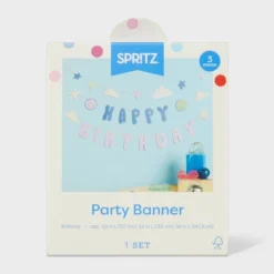 Groovy Retro Happy Birthday Banner - Spritz™ -Spritz GUEST 1967fbbf f7e0 44f4 ae06 e272f15e8e7d