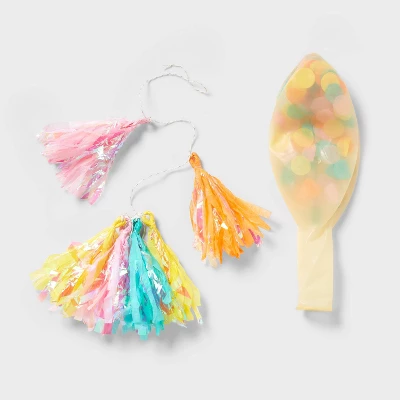 Confetti Tassel Balloon - Spritz™ 2 Confetti Tassel Balloon - Spritz™ - Image 2
