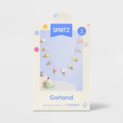 Ice Cream Garland With Gold Metallic - Spritz™ -Spritz GUEST 240dec40 ff1f 457c 8600 0dfd30123a3b