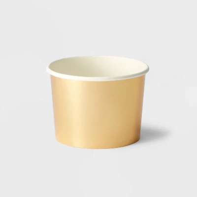 10ct Table Top Treat Cups Solid Gold - Spritz™ 2 10ct Table Top Treat Cups Solid Gold - Spritz™ - Image 2