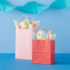 8ct Pegged Tissue Printed Floral - Spritz™