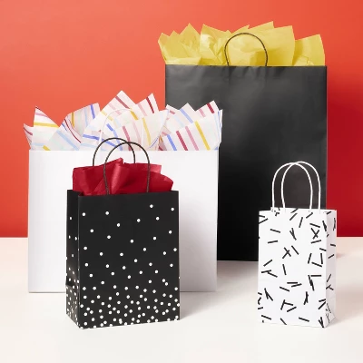 Black Jumbo Gift Bag - Spritz™ 1 Black Jumbo Gift Bag - Spritz™