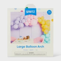 70ct Large Balloon Arch Garland Pastels - Spritz™ 6 70ct Large Balloon Arch Garland Pastels - Spritz™ -Spritz GUEST 2879385c 6cbb 409e b5dc 4d2063a570f9