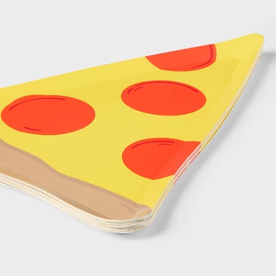 Pizza Shaped Dinner Plate 10ct - Spritz™ 2 Pizza Shaped Dinner Plate 10ct - Spritz™ - Image 2