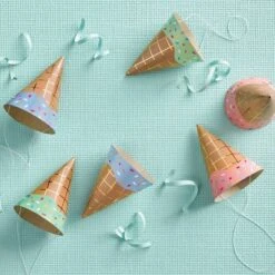 10ct 5" Ice Cream Party Hats - Spritzā¢