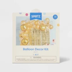 48ct Balloon Arch Garland Décor Kit With Backdrop Gold - Spritz™ -Spritz GUEST 2e64ffe6 d7c9 4d1a 9211 ebbc463c7c5c