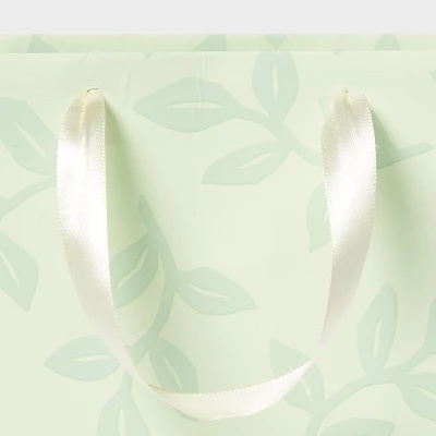 Green Leaf With Mirror Ink XL Gift Bag - Spritz™ 2 Green Leaf With Mirror Ink XL Gift Bag - Spritz™ - Image 2