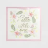 Large 'Hello Little One' On Pink Floral Baby Shower Gift Bag - Spritz™