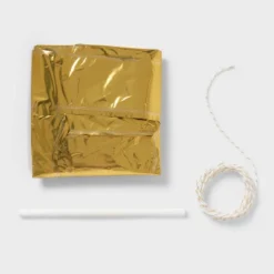 "baby" Script Foil Balloon Banner Gold - Spritz™ -Spritz GUEST 3522eca7 9508 4f5b b3da aea619098edf