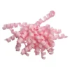 7" Light Pink Fabric With White Stitch Curly Gift Bow - Spritz™: Bows For Gift Wrapping, Decorative Accessories