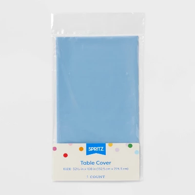 Blue Rectangular Table Cover - Spritz™ 2 Blue Rectangular Table Cover - Spritz™ - Image 2