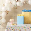 45ct Large Balloons Garland Arch With Confetti White - Spritz™