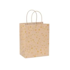 4pk Cub Gift Bags Foil Star Gold - Spritz™: Small Paper Gift Bags For All Occasions, -Spritz GUEST 506ab7f1 6ae7 400f a25a 0dbfd8493e8b