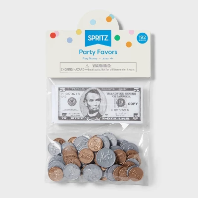 Play Money Party Favor - Spritz™: Realistic Fake Money For Kids, Multicolor, 192 Pieces, Ages 4+ 2 Play Money Party Favor - Spritz™: Realistic Fake Money For Kids, Multicolor, 192 Pieces, Ages 4+ - Image 2