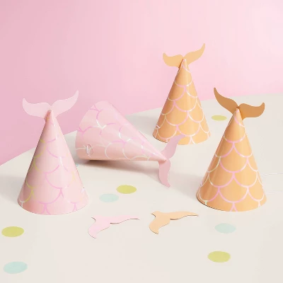 Mermaid Party Hats 10ct - Spritz™ 1 Mermaid Party Hats 10ct - Spritz™