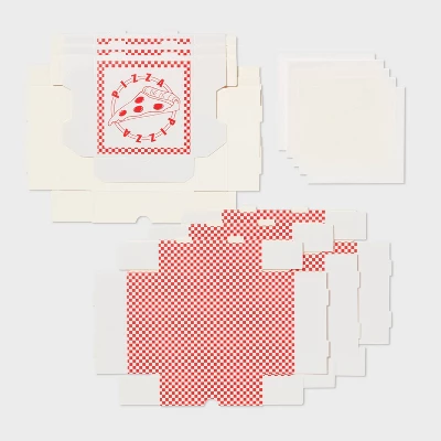 Pizza Box Shaped Treat Box 6ct - Spritz™ 2 Pizza Box Shaped Treat Box 6ct - Spritz™ - Image 2