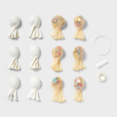 45ct Large Balloons Garland Arch With Confetti White - Spritz™ 2 45ct Large Balloons Garland Arch With Confetti White - Spritz™ - Image 2