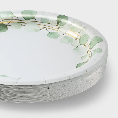 20ct Botanical Snack Plates - Spritz™ 2 20ct Botanical Snack Plates - Spritz™ - Image 2