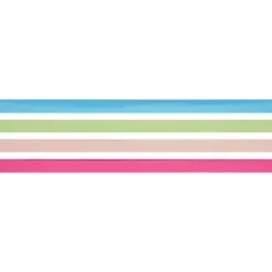 4 End Channel Curl Ribbon - Spritz™: Multicolor Gift Wrapping Ribbon, Easter & Birthday, 72" Length, 4 Pack