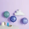 Retro Smiley, Checkered, And Cloud Balloon 4pk - Spritz™