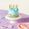 20ct Birthday Candle Gold - Spritz™: Wax Cake Candles, 2.31" Height, 20 Pieces