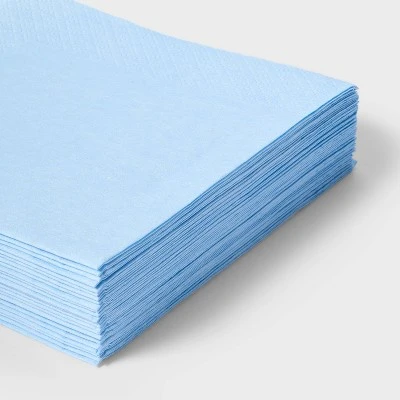 30ct Blue Beverage Napkins - Spritz™ 2 30ct Blue Beverage Napkins - Spritz™ - Image 2