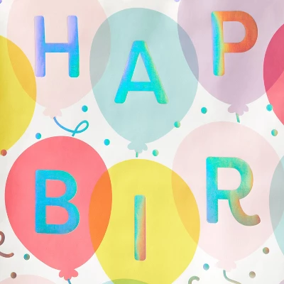 "Happy Birthday" Balloon Square Gift Bag - Spritz™: Multicolor, Paper, 15x15x8, Birthday Gift Bags 2 "Happy Birthday" Balloon Square Gift Bag - Spritz™: Multicolor, Paper, 15x15x8, Birthday Gift Bags - Image 2