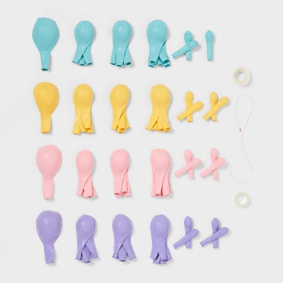 70ct Large Balloon Arch Garland Pastels - Spritz™ 2 70ct Large Balloon Arch Garland Pastels - Spritz™ - Image 2