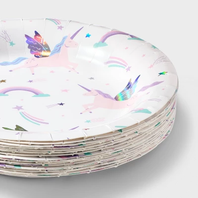 20ct Unicorn Snack Plates - Spritz™ 2 20ct Unicorn Snack Plates - Spritz™ - Image 2