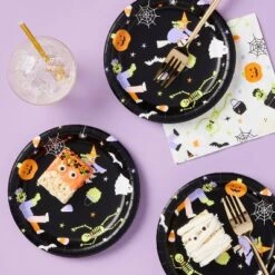 20ct Halloween Monster Party Snack Plate - Spritzā¢