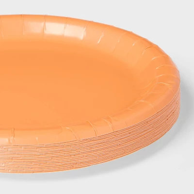 Orange Dinner Plate 20ct - Spritz™ 2 Orange Dinner Plate 20ct - Spritz™ - Image 2