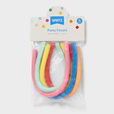 6ct Stretchy Noodle Party Favors - Spritz™: Multi-Colored Toy Noodles For Kids, All Occasions, Party Favor Toys 2 6ct Stretchy Noodle Party Favors - Spritz™: Multi-Colored Toy Noodles For Kids, All Occasions, Party Favor Toys - Image 2