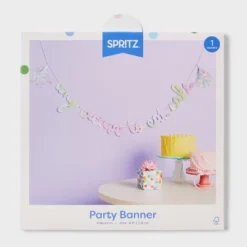 Iridescent "any Excuse To Eat Cake" Party Banner - Spritz™ -Spritz GUEST a4bf3f86 a0b4 491f a11d 08d9553e74d9