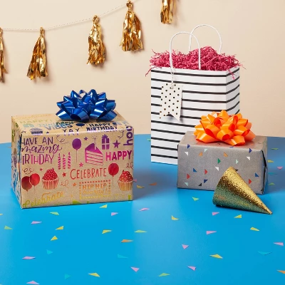 Glossy Blue Gift Bow - Spritz™: Solid Decorative Bow For All Occasions, Birthday, Easter, 6" Plastic Gift Wrapping Accessory 1 Glossy Blue Gift Bow - Spritz™: Solid Decorative Bow For All Occasions, Birthday, Easter, 6" Plastic Gift Wrapping Accessory