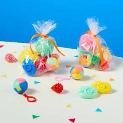6ct Puzzle Balls - Spritzā¢: Multi-Colored Party Favors, Polypropylene, Ages 3+, All Occasions, No Choking Hazard