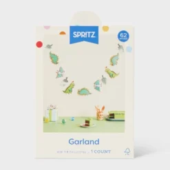 Fossil Friends Dinosaur Party Decorative Banner Green - Spritz™ -Spritz GUEST a8f8841e 674c 4d28 be4c e162d2a4d208