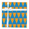 Pizza Paper Gift Wrapping Paper Blue/Orange/Yellow - Spritz™: Boys Birthday Food Theme, 96" X 30"