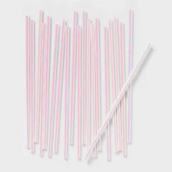 20ct Iridescent Paper Straws - Spritz™ -Spritz GUEST acf20375 2ff9 4ded a389 12929d582363