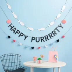 Cat Birthday Party Banner Spritz™