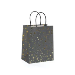 4pk Cub Gift Bags Foil Star Gold - Spritz™: Small Paper Gift Bags For All Occasions, -Spritz GUEST af350021 4d18 4b09 a3cb 10ab26049151