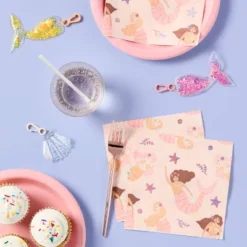 6ct Mermaid Keychains Party Favor - Spritzā¢