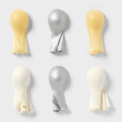 20ct Silver And White Chrome Balloon Pack - Spritz™ 2 20ct Silver And White Chrome Balloon Pack - Spritz™ - Image 2